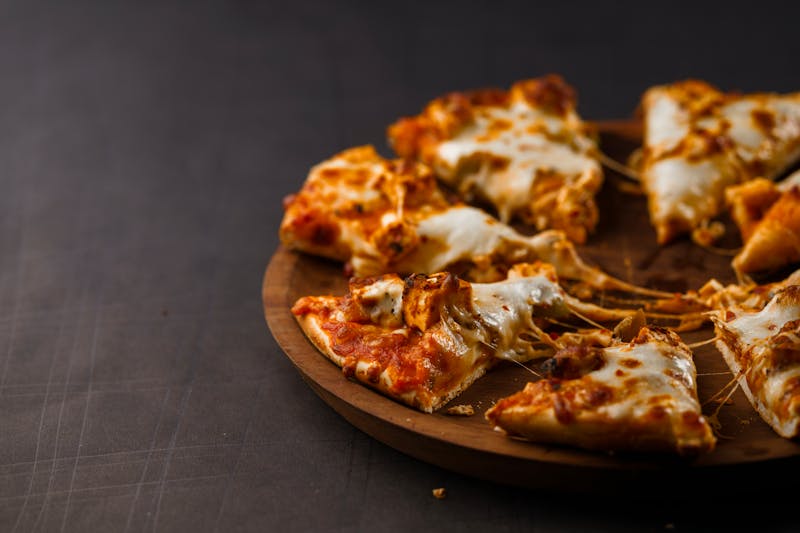 Quattro Formaggi pizza with four cheeses