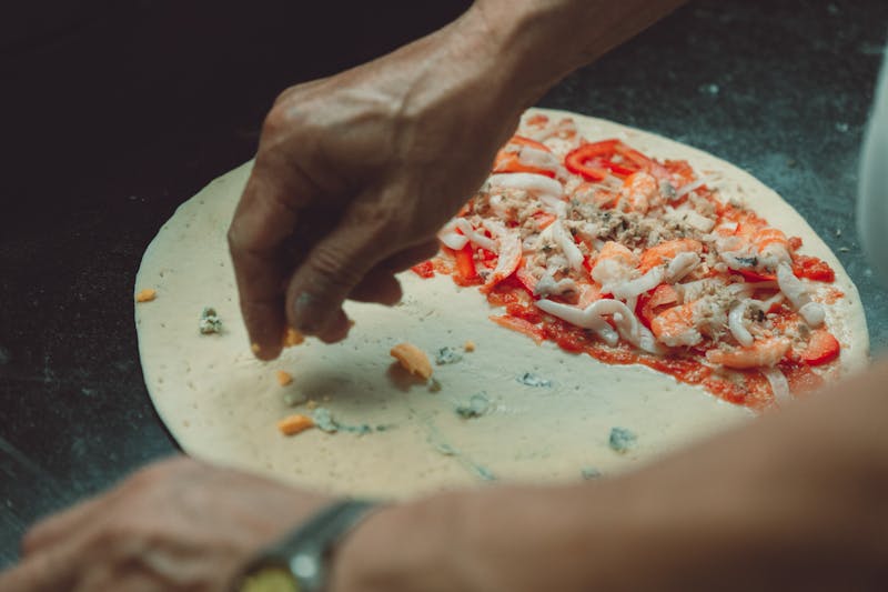 Creamy mushroom risotto with truffle shavings